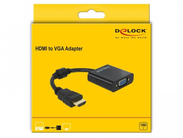 Delock 65512 HDMI - VGA, sovitin