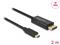 Delock 85256 USB-C - DisplayPort, sovitinkaapeli 2m – kuva 1