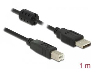 Delock 84895 USB 2.0 Type-A male > USB 2.0 Type-B male, kaapeli 1m
