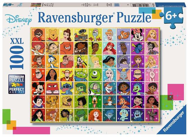 Ravensburger Palapeli Disney Multi Character 100