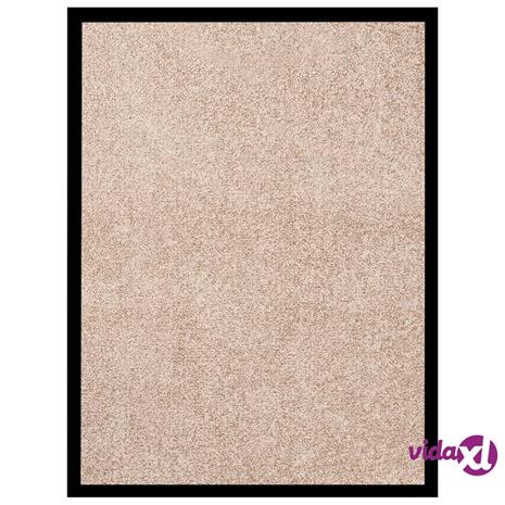 vidaXL Ovimatto beige 60x80 cm