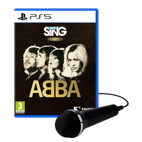 Let's Sing ABBA, PS4 -peli + mikrofoni