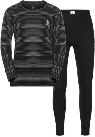Odlo Active Warm Kids Set Musta / Harmaa 164