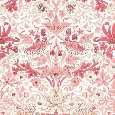 Simply Strawberry Thief Madder - 217059 Tapetti