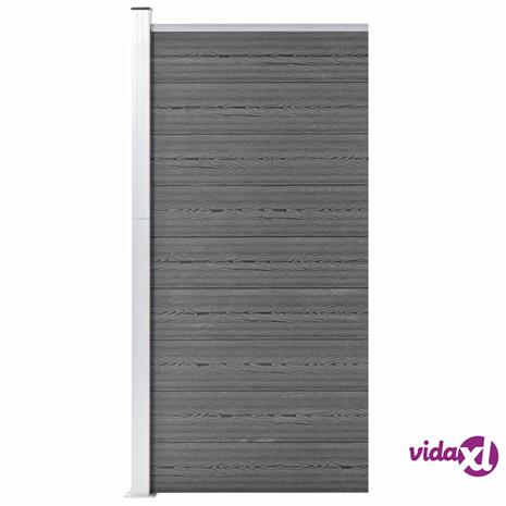 vidaXL Aitapaneeli WPC 95x186 cm harmaa