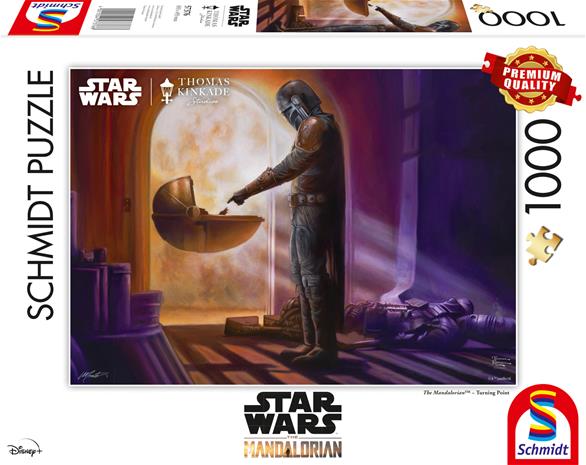 Schmidt Thomas Kinkade: The Mandalorian â?? Turning Point 1000p palapeli – kuva 1/3