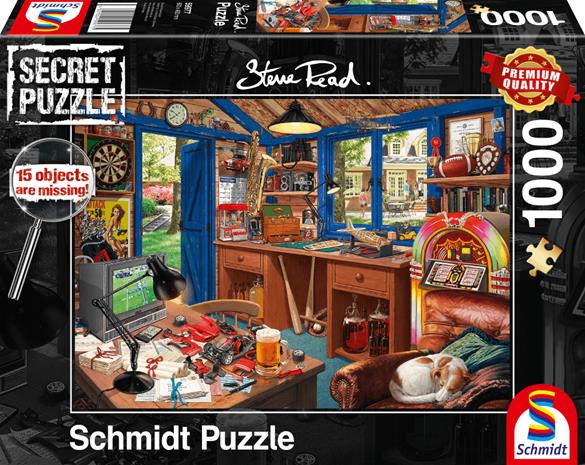 Schmidt Steve Read: FatherÂ´s Workshop - Secret Puzzles 1000p palapeli