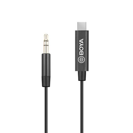 Boya BY-K2 3.5mm to Type-C, mikrofonisovitin