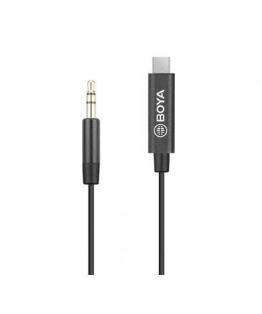 Boya BY-K2 3.5mm to Type-C, mikrofonisovitin