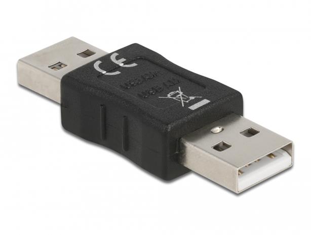 Delock 65011 USB-A uros - USB- A uros, sovitin