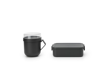 Brabantia Make & Take Lounassetti 2 osaa Tummanharmaa
