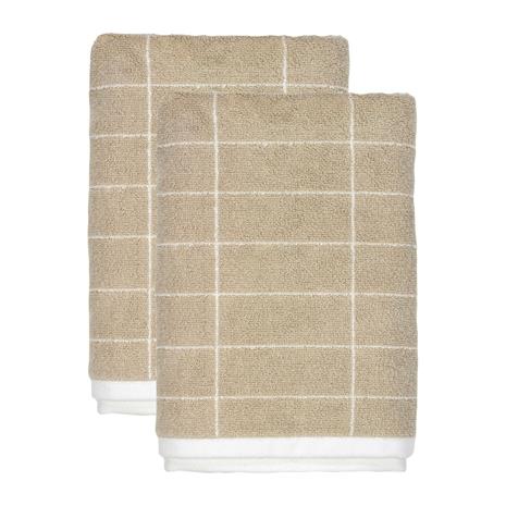 Mette Ditmer Tile Stone, vieraspyyhkeet 38 x 60 cm, 2 kpl