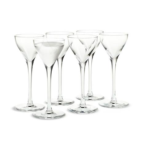 Holmegaard Cabernet Snapsilasi kirkas 6 cl 6 kpl