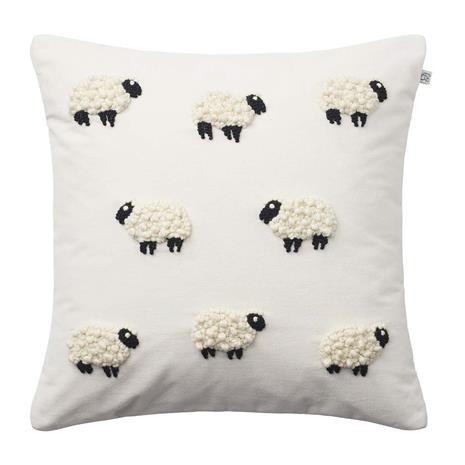Chhatwal & Jonsson Sheep Tyynynpäällinen Ivory 50x50 Cm - Koristeyynyt & Suojukset Villa Norsunluu - CC900102-20V