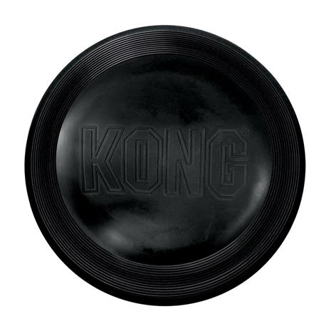 Kong - Extreme Flyer - Sturdy Soft Rubber For Hard Chewing, Black