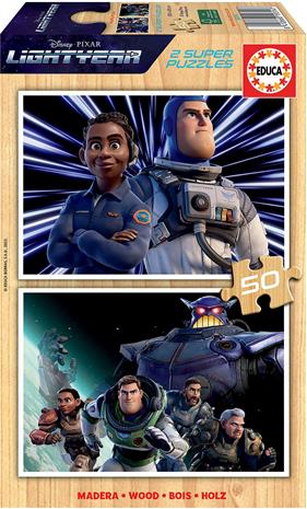 Educa Disney Lightyear -palapeli, 2 x 50 palaa