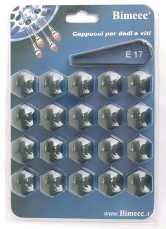 Mutterinsuojus 21 mm 20 kpl, Bimecc
