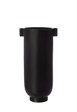ERNST Vase With Ears Black, 28x14.5 cm