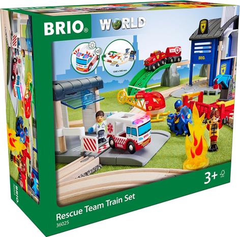 BRIO - Rescue Team Train Set - (36025)