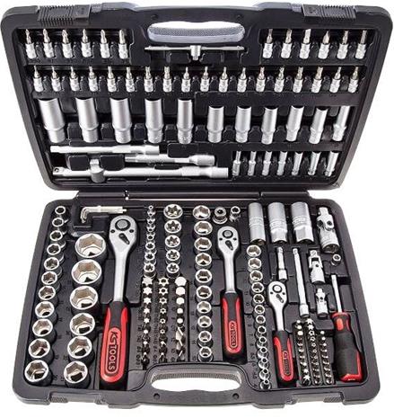 Avainsetti KS tools 1/4'' + 3/8'' + 1/2''; 179 kpl.