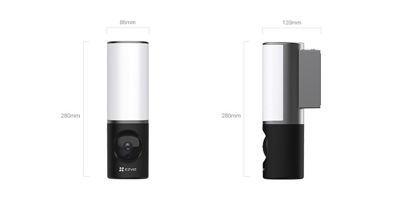 Ezviz LC3 Smart Security Wall-Light Camera (CS-LC3-A0-8B4WDL), valvontakamera