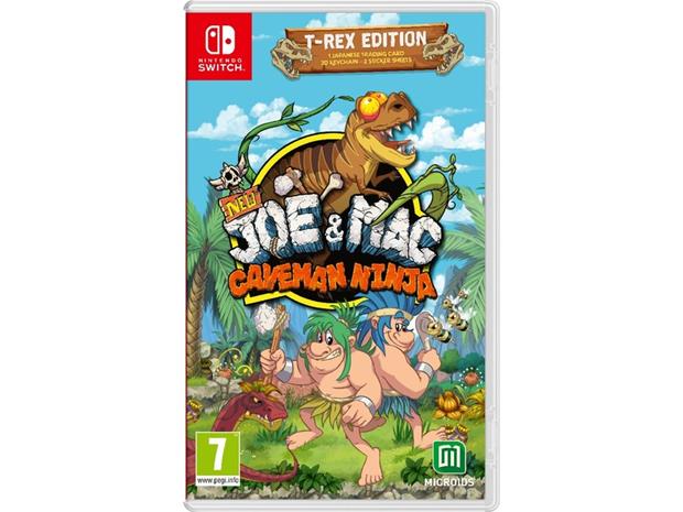 New Joe & Mac: Caveman Ninja T-Rex Edition, Nintendo Switch -peli