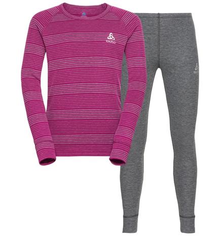 Odlo Active Warm Kids Set Fuchsia 152