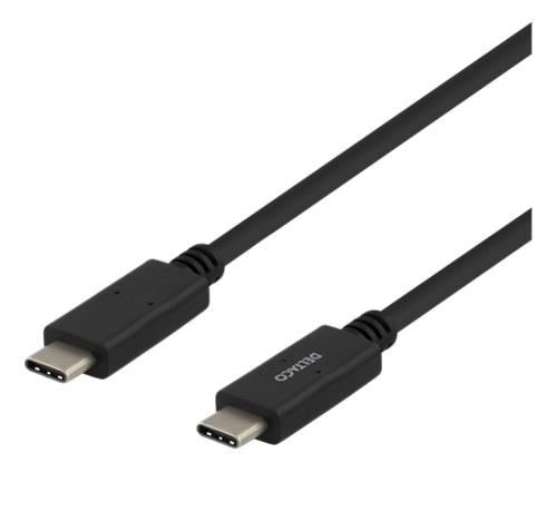 Deltaco USBC-2003M USB-C - USB-C, kaapeli 3m – kuva 1/8