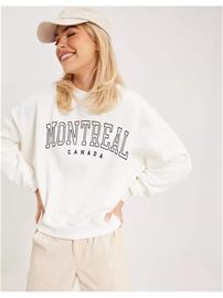 NLY Trend Statement Chunky Sweat Valkoinen