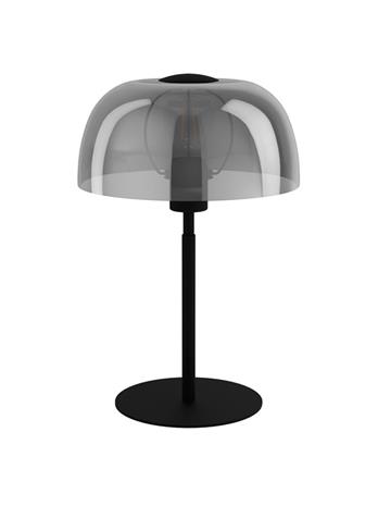 EGLO SOLO 2 table lamp E27 black/black-transparent
