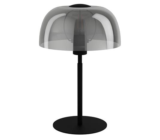 EGLO SOLO 2 table lamp E27 black/black-transparent