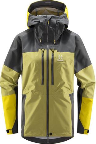 Haglöfs Women's Spitz GTX Pro Jacket Keltainen/Harmaa M