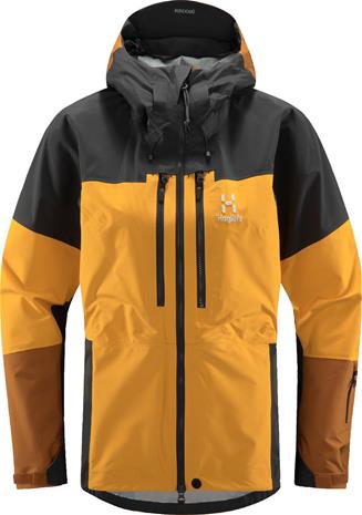 Haglöfs Women's Spitz GTX Pro Jacket Keltainen/Harmaa M