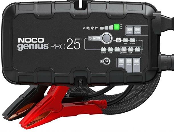 Akkulaturi Genius Pro 25 A 6/12/24 V, Noco