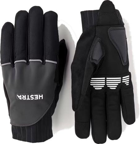 Hestra Bike Reflective Long Musta / Harmaa 11