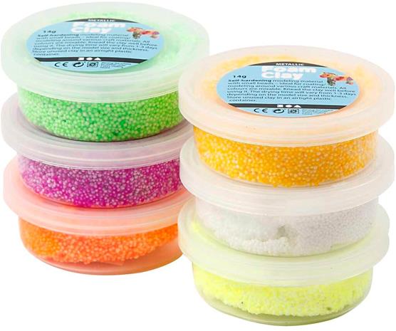 Creativ Company Foam Clay Spring Askartelusavi 6-pack – kuva 4/4