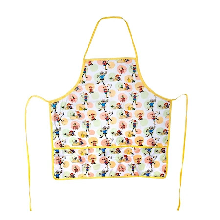 Martinex PIPPI L BAKAR FÖRKLÄDE L PASTELL