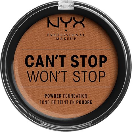 NYX Professional Makeup Cant Stop Wont Stop Powder Foundation 19 Mocha