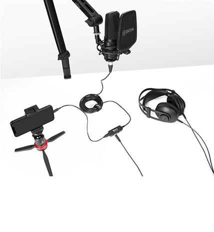 Boya BY-BCA7 Pro XLR-Lightning, mikrofoniadapteri mobiililaitteille
