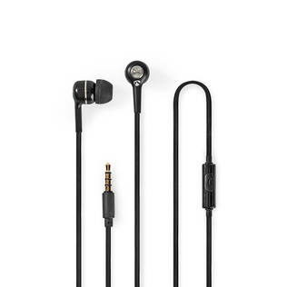 Nedis HPWD5020BK, nappikuulokkeet mikrofonilla