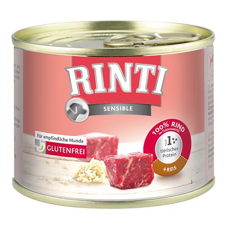 RINTI Sensible naudanliha & riisi koiranruoka