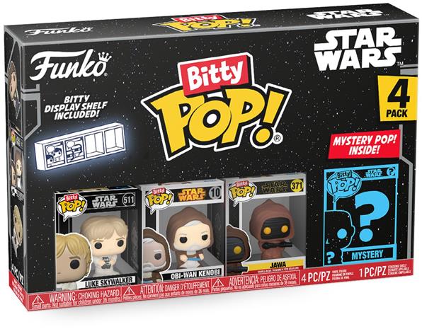 Funko Pop! Blister: 4 Figures Bitty - Sar Wars Luke FIGU