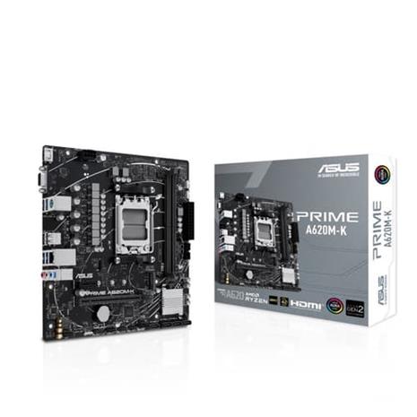 ASUS PRIME A620M-K AM5 2xDDR5 mATX MB 4xSATA 1xM.2 – kuva 1/8