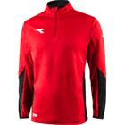Diadora Harjoituspaita Equipo 1/2 Zip - Punainen/Musta/Valkoinen