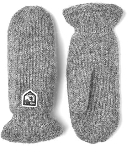 Hestra Basic Wool Mitt Vaaleanharmaa 7