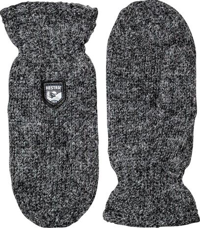Hestra Basic Wool Mitt Charcoal 8