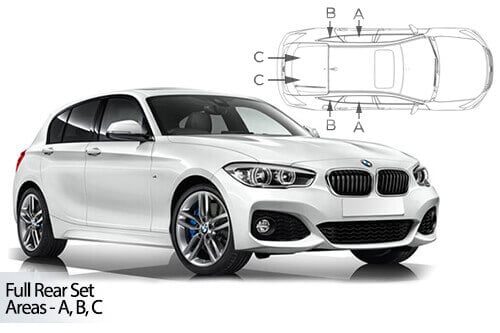 Häikäisysuojasarja BMW 1-Sarja (F20), 5 ovinen (2011->)