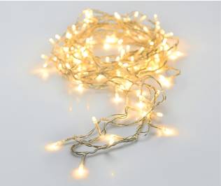 String lights 80 LED IP44 6m, Warm white