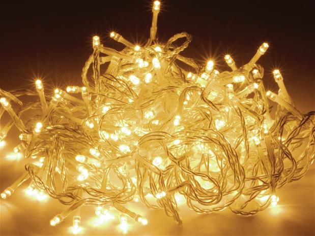 Valosarja 120 led lämmin valkoinen