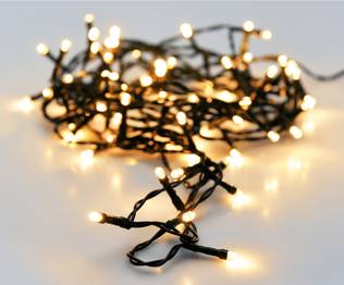 Valosarja 120 led lämmin valkoinen